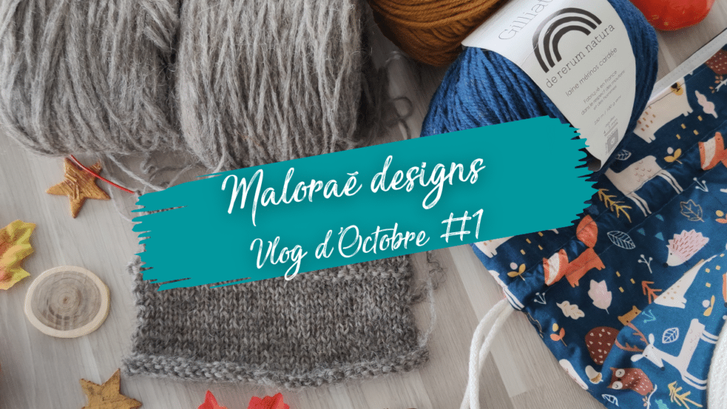 Vidéo tricot - Vidéo d'Octobre #1 - Les coulisses - Maloraé Designs