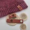 Étiquettes à rivets Pelote ? - Rosy brown - Maloraé Designs