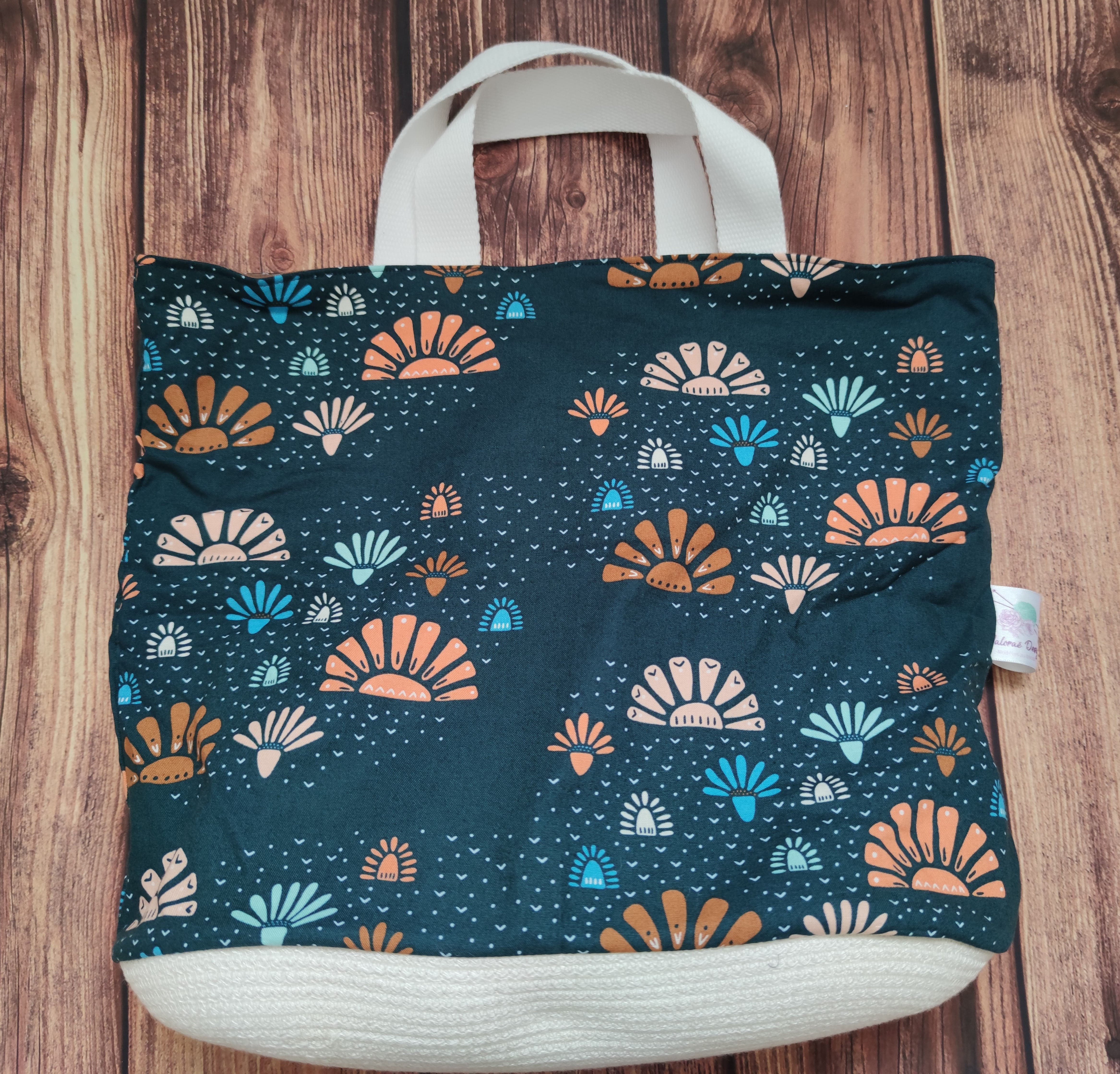 Panier projet tricot Nomade - Taille L - Rayons de soleil - Maloraé Designs