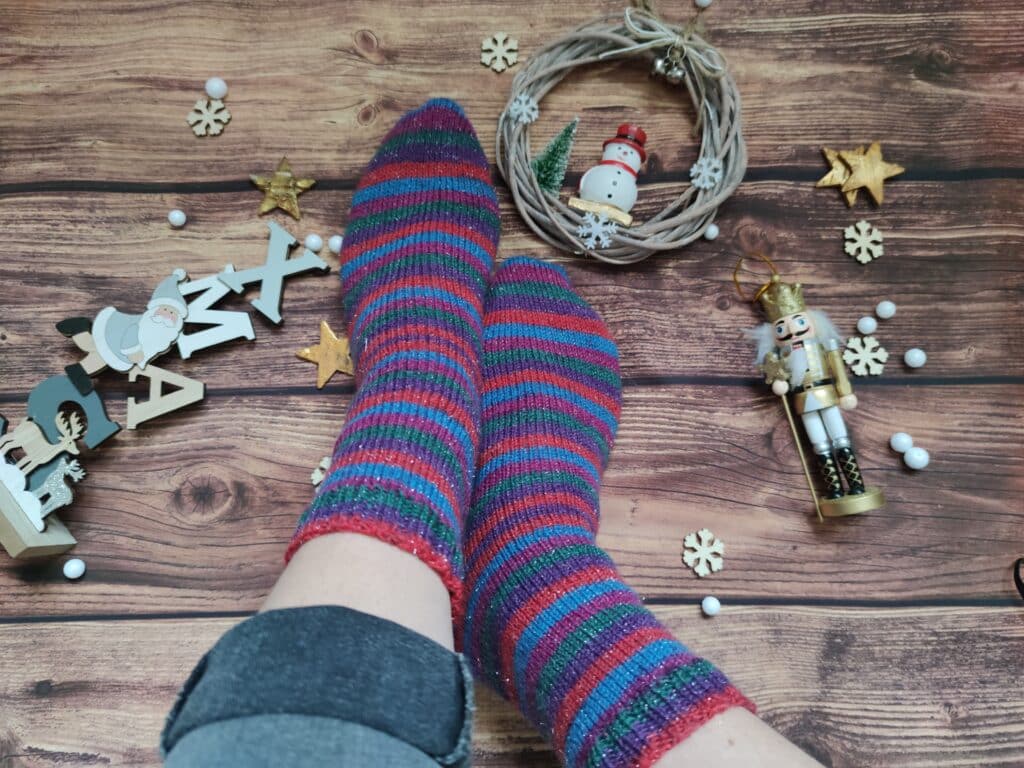 Chaussettes de Noël - Podacst épisode 29 - Maloraé Designs