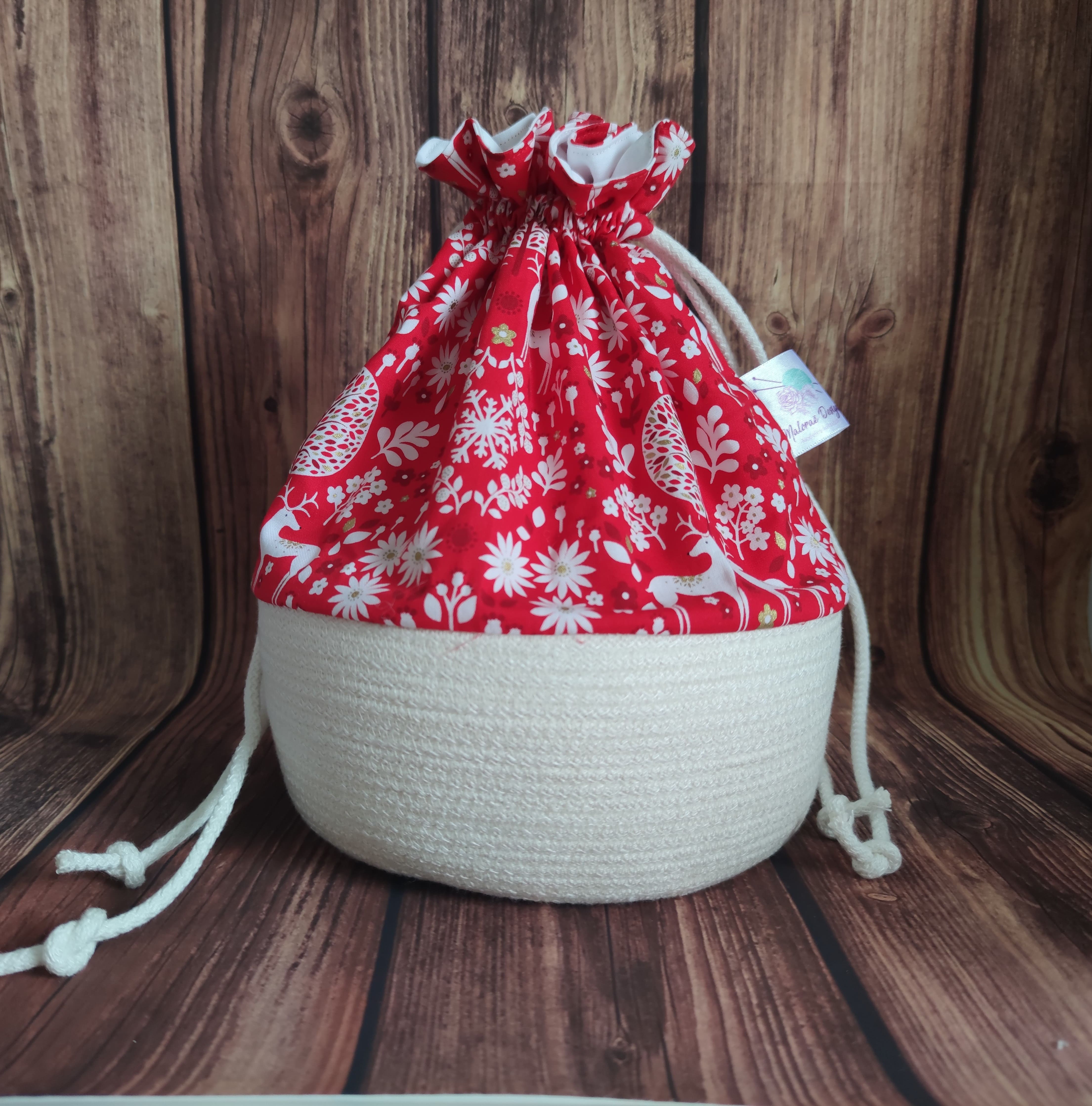 Kit tricot - Taille M - Starrlite hollow red - Maloraé Designs