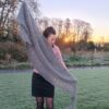 Drimys shawl - Patron de châle au tricot gratuit - Maloraé Designs