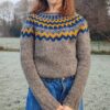 Uncinia +Little Uncinia - pull tricoté en jacquard - Patron de tricot - Maloraé Designs
