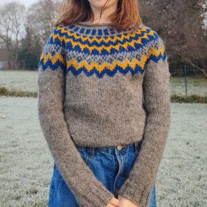 Uncinia +Little Uncinia - pull tricoté en jacquard - Patron de tricot - Maloraé Designs
