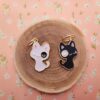 Anneaux marqueurs tricot - Chat - Accessoires tricot - Maloraé Designs