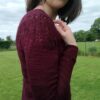 Apténia, un pull en yoke et tricoté en dentelle - Patron de tricot -Maloraé Designs