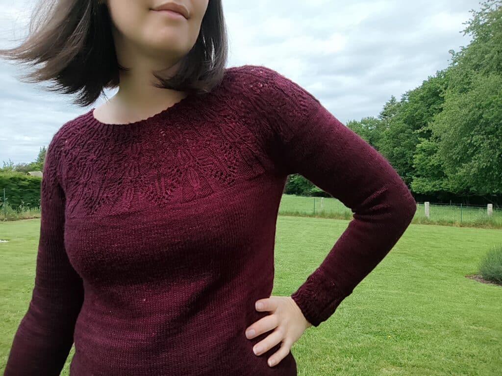 Aptenia - Pull tricoté en dentelle - Maloraé Designs
