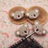 Stoppeurs de mailles - Tête de Koala - Accessoires tricot - Maloraé Designs