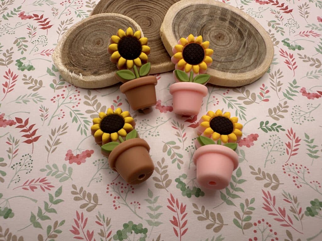 Stoppeurs de mailles - Tournesol - Accessoires tricot - Maloraé Designs