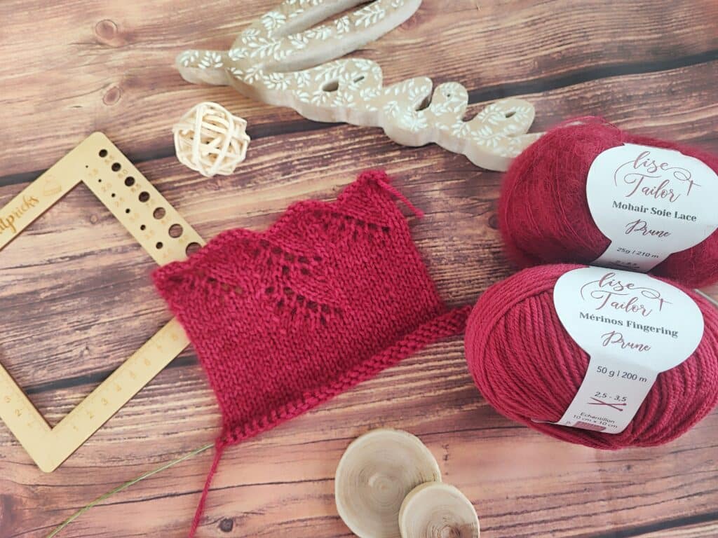 Pull Laine Lise Tailor - Pull au tricot en dentelle - Modèle créé en juin - Maloraé Designs