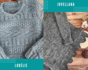Lobélie et Jovellana, 2 pulls pour l'hiver (Appel au test)! - Patrons de tricot - Maloraé Designs