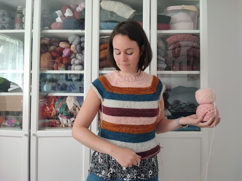 Pull Ophrys - Patron Tricot - Pull rayé - Septembre 2022 - Maloraé Designs
