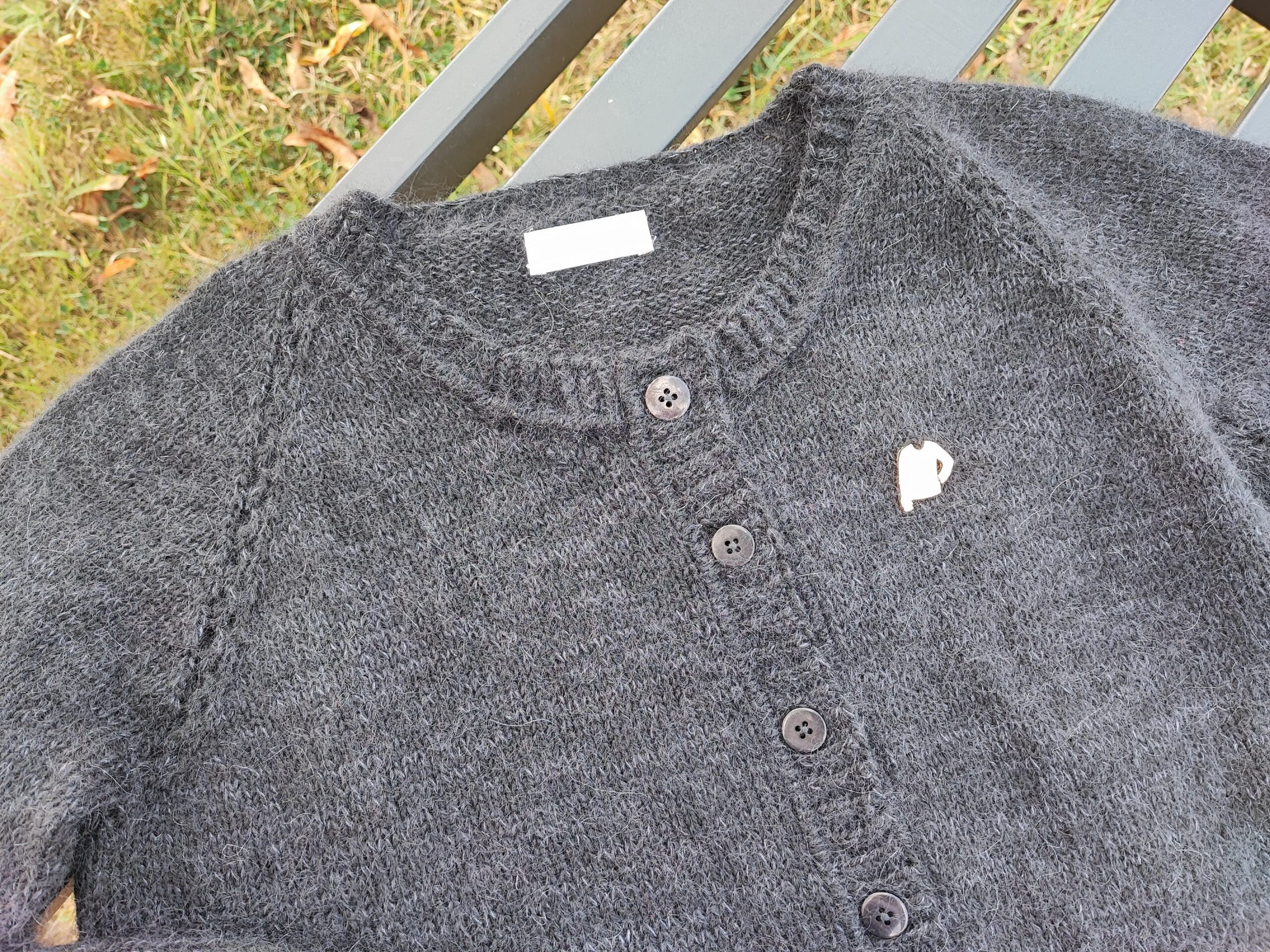 Black Velvet - Gilet raglan basique pour femme au tricot - Maloraé Designs
