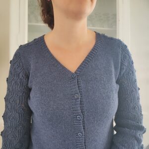 Gilet Céanothe - Dentelle - Patron Tricot femme - Maloraé Designs