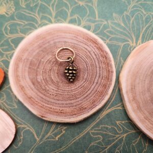 Anneaux marqueurs tricot - Pomme de pin - Accessoires tricot - Maloraé Designs