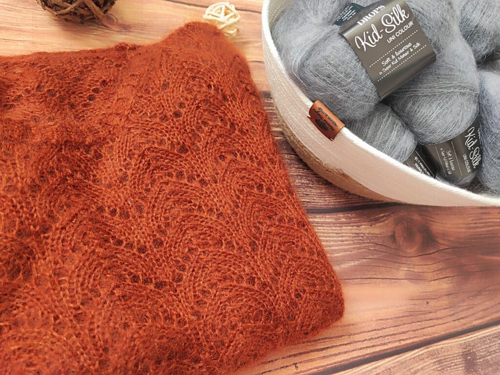 Akebia - Pull au tricot en dentelle - Mohair - Maloraé Designs