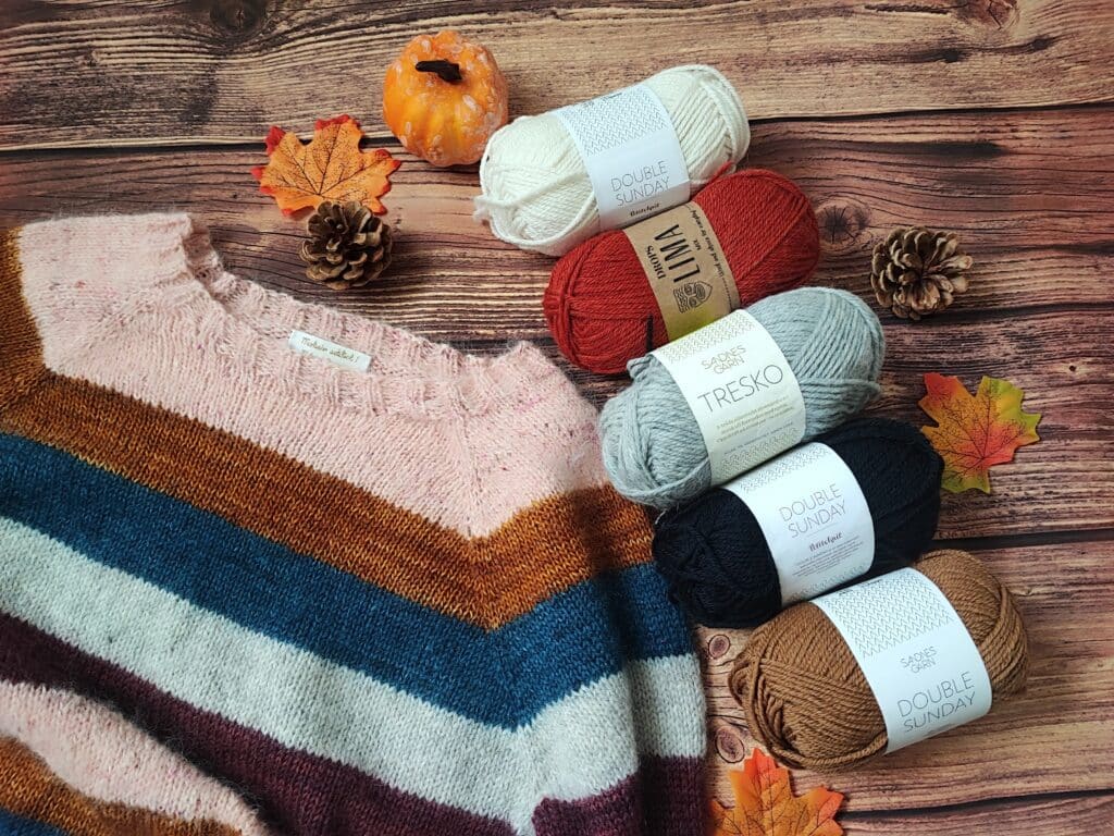 En octobre, je mets à jour mes patrons de tricot! - Les coulisses - résumé du mois -Maloraé Designs