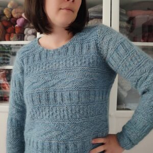 Pull Lobélie - Novembre 2022 - Patron de tricot femme - Maloraé Designs