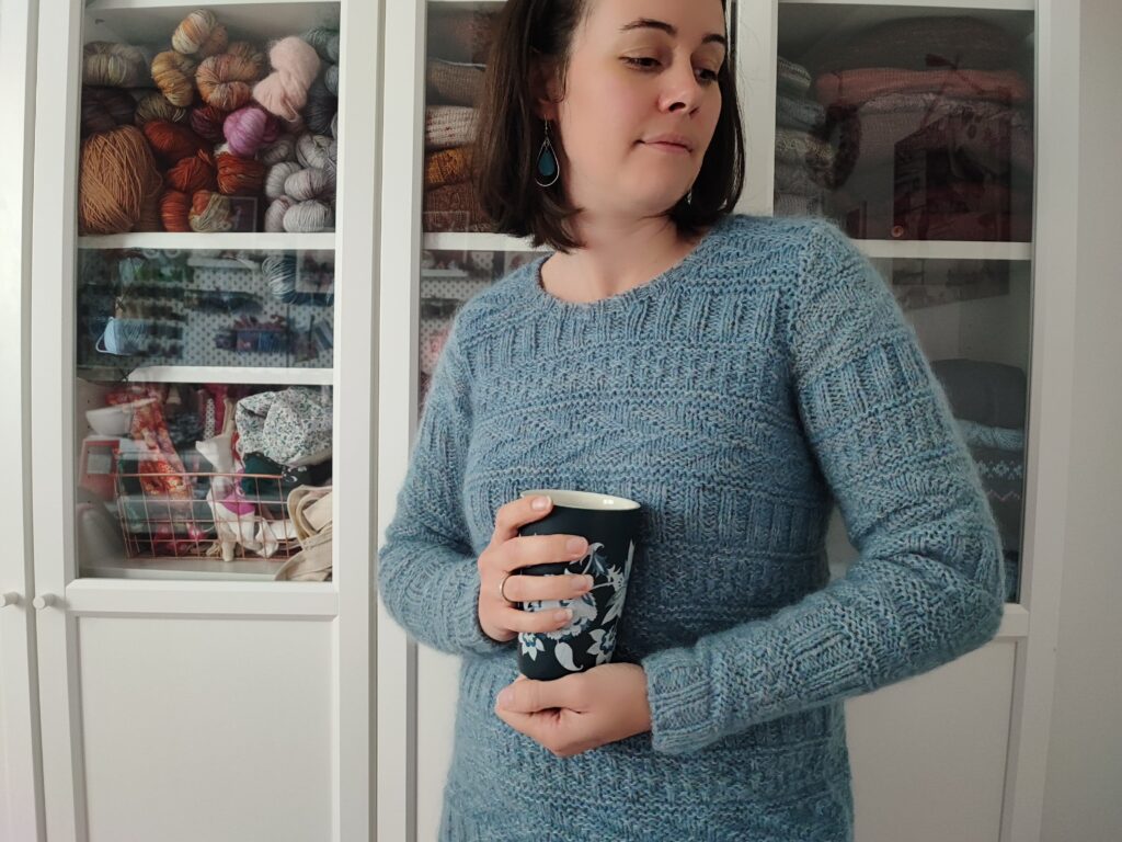 Lobélie - Pull texturé et à manches montées - Tricot - Maloraé Designs