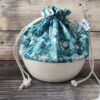 Panier projets tricot - Forêt de Noël - Taille M - Accessoires tricot - Maloraé Designs