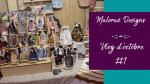 Vlog d'octobre - Un salon créatif et de nouveaux projets tricot! - Vidéo tricot - Les oculisses de Maloraé Designs