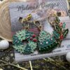 Lot anneaux marqueurs tricot - Noël Nature - Maloraé Designs