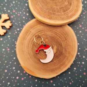 Anneaux marqueurs - Père Noël - Accessoires tricot - Maloraé Designs