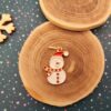 Anneaux marqueurs - Bonhomme de neige - Accessoires tricot - Maloraé Designs