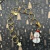 Compte-rangs tricot - Bonhomme de neige - Accessoires tricot - Maloraé Designs