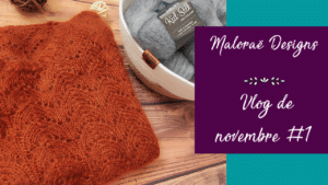 Vlog de novembre #1 – Du tricot et une nouvelle collection! - Maloraé Designs