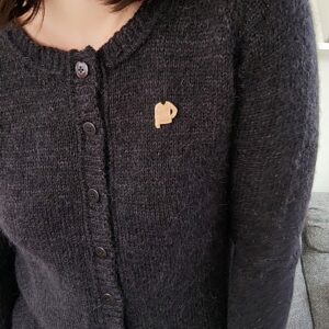 Black Velvet - Gilet raglan pour femme au tricot - Patron tricot - Maloraé Designs