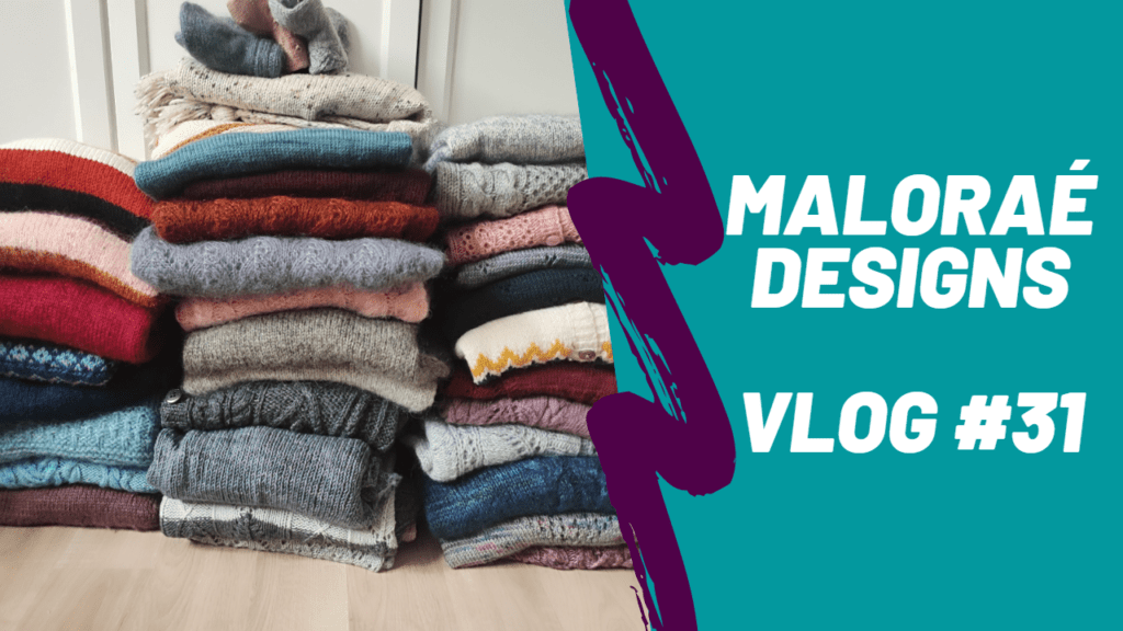 Vlog tricot #31 – Celle qui prépare un salon tricot! - Vidéo tricot -Maloraé Designs