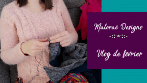 Vlog février 2023 - Préparatifs pour un salon tricot ! - Vidéo tricot - Les coulisses - Maloraé Designs