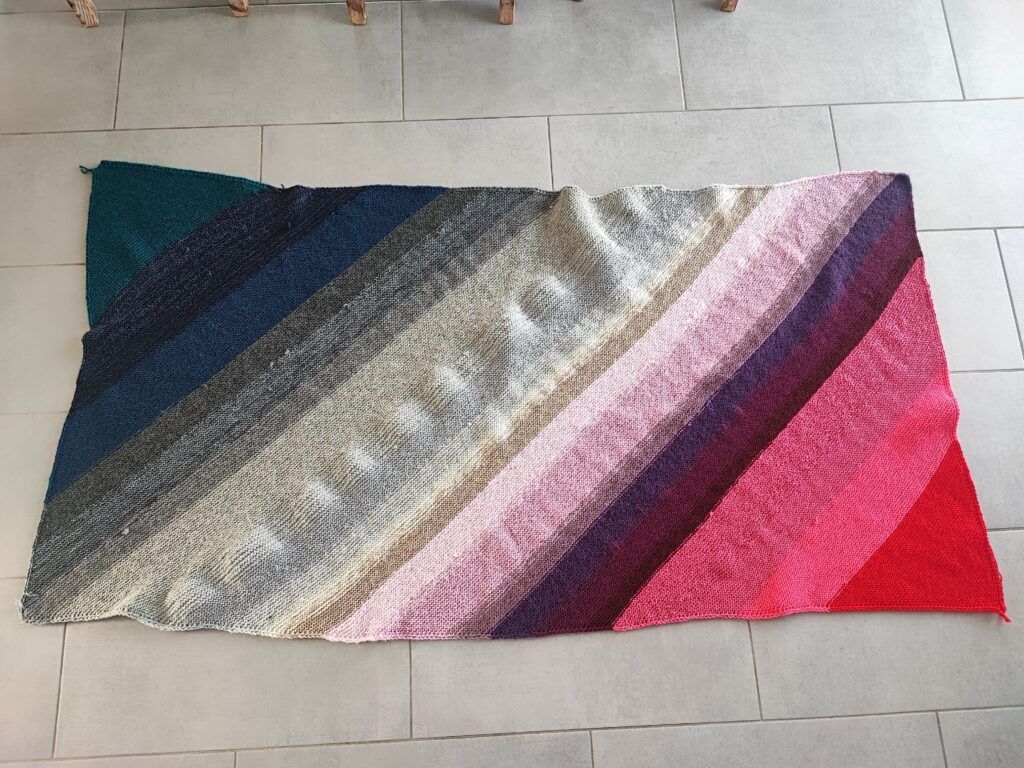 Couverture au tricot - Podcast épisode 45 - Maloraé Designs
