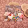 Lot anneaux marqueurs tricot - Glaces - Accessoires tricot - Maloraé Designs