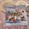 Lot anneaux marqueurs tricot - Coupes de glaces - Accessoires tricot - Maloraé Designs