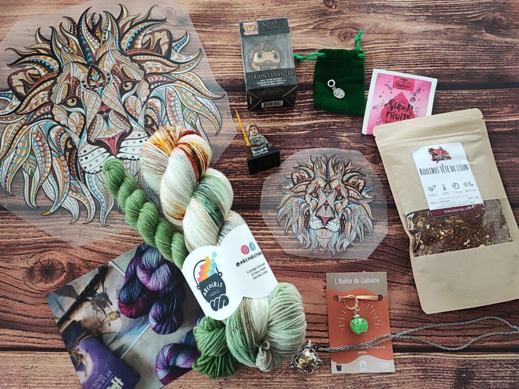 Box Game of thrones de Arco Iris yarns  - Laine - Podcast Épisode 46 - Maloraé Designs