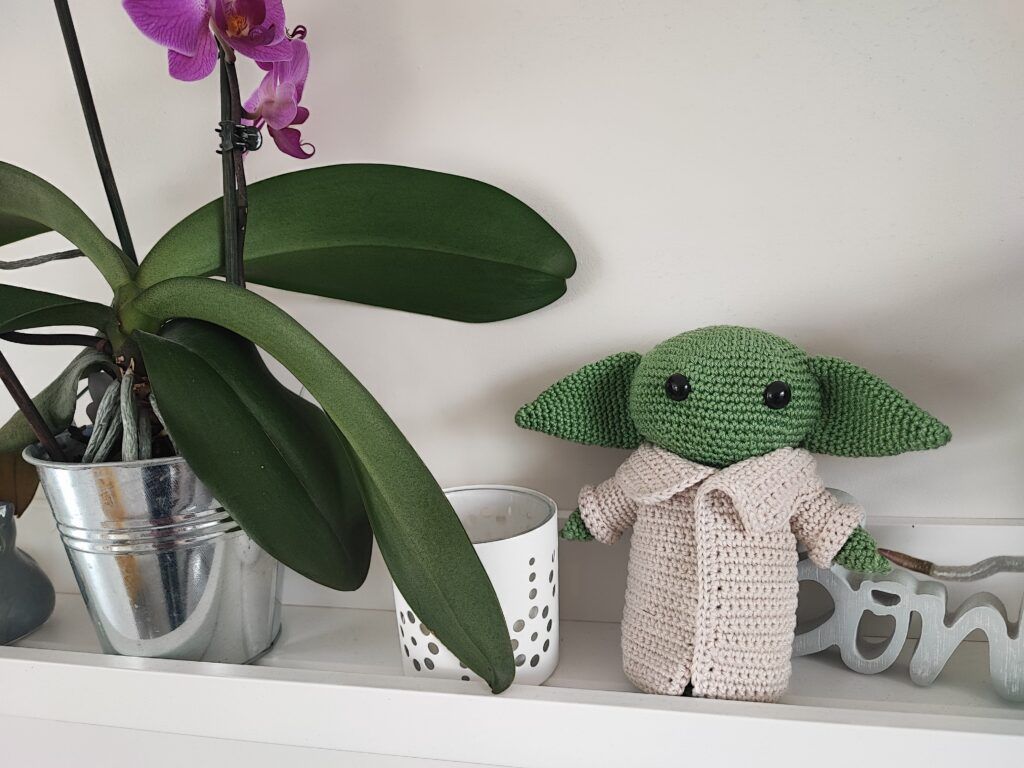 Grogu - Personnage au crochet - Amigurumi - Podcast épisode 47 - Maloraé Designs