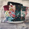 Paniers à projets tricot nomade - Patchwork - Taille M - Accessoires tricot - Maloraé Designs
