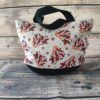 Panier projets tricot Nomade - Bouquets - Base Noire - Taille M - Accessoires tricot - Maloraé Designs