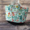 Panier projets tricot Nomade - Flutter - Base Noire - Taille M - Accessoires tricot - Maloraé Designs