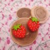 Stoppeurs de mailles - Fraises - Accessoires tricot - Maloraé Designs
