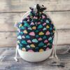 Panier projets tricot - Nuages - Taille L - Accessoires tricot - Maloraé Designs