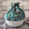 Panier projets tricot - Maisons - Taille M - Accessoires tricot - Maloraé Designs
