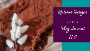 Vlog mai 2023 #2 - Celle qui achète trop de laines ! - Les coulisses - Vidéo tricot - Maloraé Designs