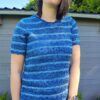 Tricyrtis, un tee-shirt tricoté en dentelle et rayures ! - Patron de tricot - Maloraé Designs