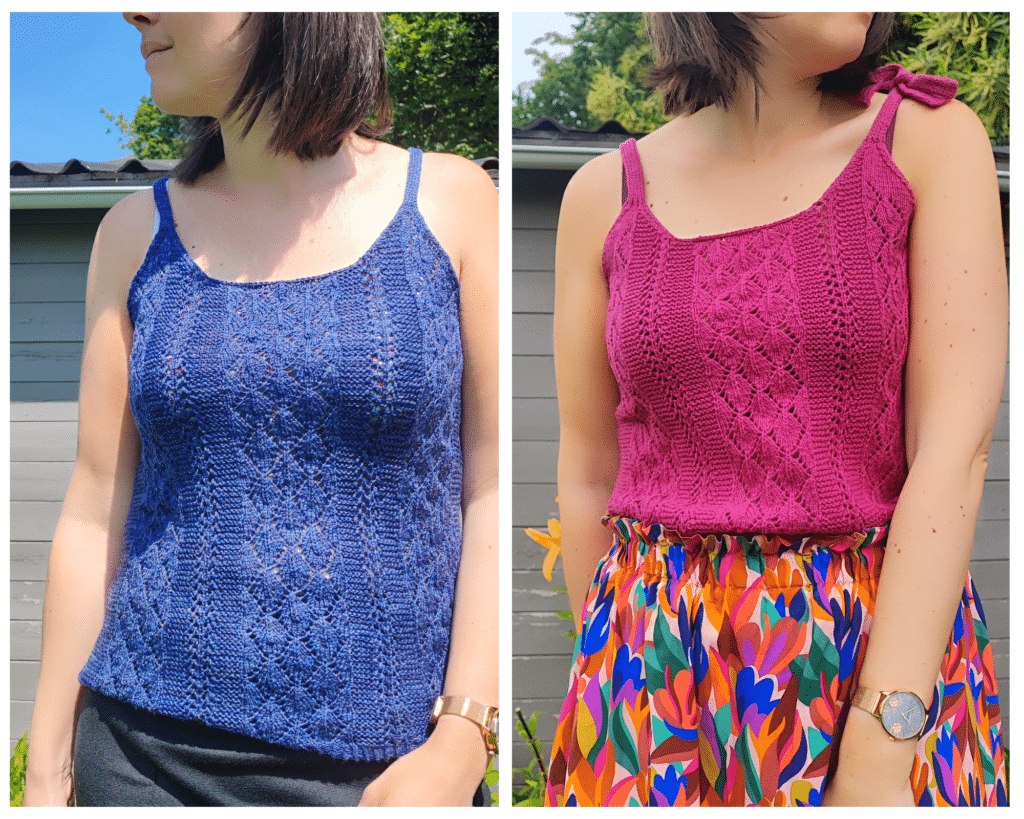 Scopolia - Débardeur au tricot pour femme - Patron de tricot - Maloraé Designs