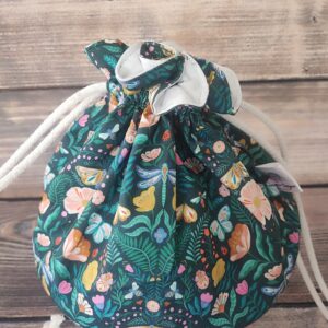 Paniers à projets tricot nomade - Flutter - Taille M - Accessoires tricot - Maloraé Designs