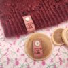 Étiquettes à rivets - With love - Rose - Accssoires tricot - Maloraé Designs