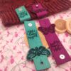 Étiquettes à rivets - Papillon - Accessoires tricot - Maloraé Designs